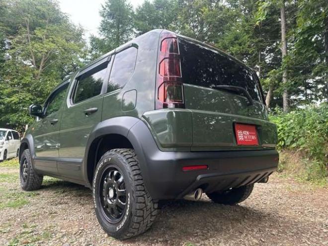 クロスロード2.0 20X 4WD　全塗装グリーン/純正ナビ/社外AW/ETC 2000