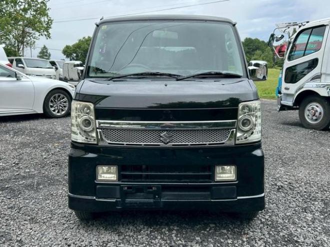 エブリィワゴン 　バックカメラ　両側スライド・片側電動　ナビ　シートヒーター　ターボ　ＡＴ　アルミホイール　エアコン　パワーウィンドウ 4WD 660 5Dr
