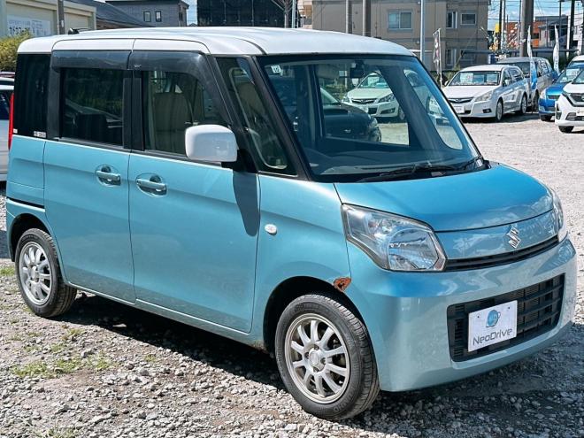 スペーシア660X 4WD　ローンが不安な方＜優遇ローン＞1年保証　ワンオーナー　片側スライドドア　スマートキー 