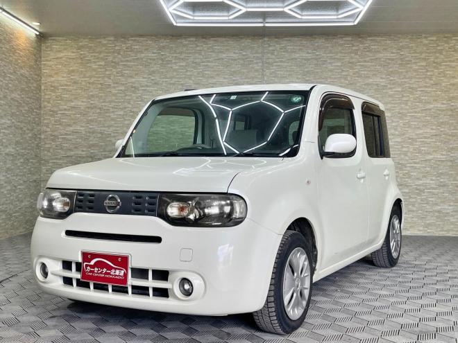キューブ15X FOUR Vセレクション 4WD 5年保証 スマキー ナビTV Bカメ 夏冬タイヤ ETC 寒冷地仕様 禁煙 車検整備2年付