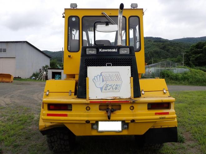ホイールローダワンタッチマルチプラウ＆バケット　スパイクタイヤ　苫小牧ヤード