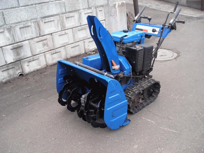 除雪機ヤマハ　８馬力除雪機　ＹＳＭ－870　バッテリー新品交換済み　整備済み　即使用可