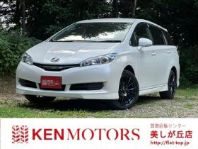 ウィッシュ　1.8 X 4WD　記録簿　パワステ　パワーウィンドウ　純正ナビ　地デジフルセグ　社外アルミ　ABS　キーレス　ETC　シートカバー　純正エンジンスターター 1800