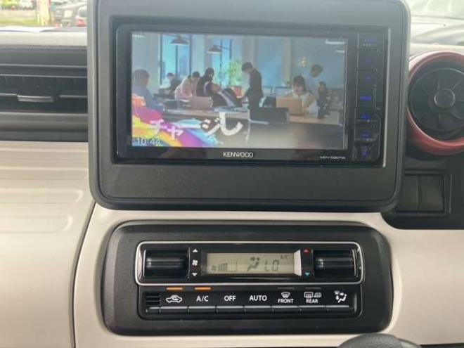 スペーシアハイブリッド G 4WD　ケンウッドナビ・TV　エンジンスターター　スマートキー　オートストップ　ETC　バックカメラ　デュアルカメラブレーキサポート　サイドエアバッグ　横滑り防止　盗難防止装置　シートヒーター　PS　PW 660