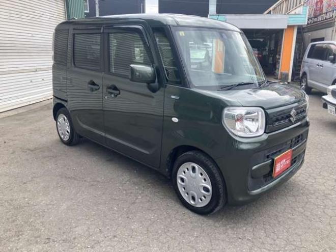 スペーシアハイブリッド G 4WD　ケンウッドナビ・TV　エンジンスターター　スマートキー　オートストップ　ETC　バックカメラ　デュアルカメラブレーキサポート　サイドエアバッグ　横滑り防止　盗難防止装置　シートヒーター　PS　PW 660