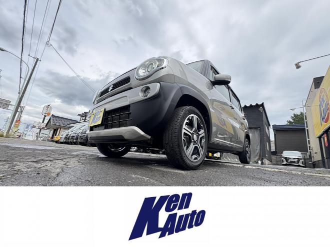 ハスラーHUSTLER  4WD Ⅹ TURBO寒冷地仕様　ブレーキアシスト　hid ワンオーナー　Bluetoothフルセグナビ　エンジンスターター　autoライト　autoエアコン　フォグランプ　スマートキー　シートヒーター　アイドリングストップ　15インチアルミ　スタットレス記録簿6枚　エンジンオイル交換　CVTオイル交換 4WD 660 ５Dr