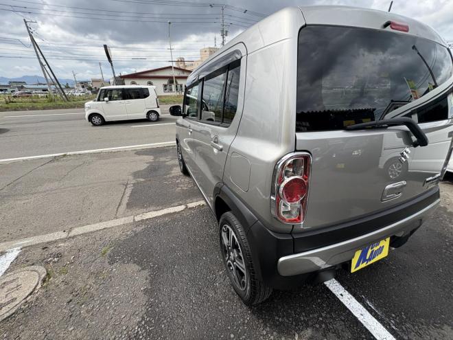 ハスラーHUSTLER  4WD Ⅹ TURBO寒冷地仕様　ブレーキアシスト　hid ワンオーナー　Bluetoothフルセグナビ　エンジンスターター　autoライト　autoエアコン　フォグランプ　スマートキー　シートヒーター　アイドリングストップ　15インチアルミ　スタットレス記録簿6枚　エンジンオイル交換　CVTオイル交換 4WD 660 ５Dr