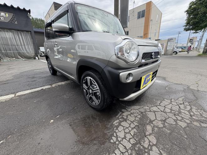 ハスラーHUSTLER  4WD Ⅹ TURBO寒冷地仕様　ブレーキアシスト　hid ワンオーナー　Bluetoothフルセグナビ　エンジンスターター　autoライト　autoエアコン　フォグランプ　スマートキー　シートヒーター　アイドリングストップ　15インチアルミ　スタットレス記録簿6枚　エンジンオイル交換　CVTオイル交換 4WD 660 ５Dr