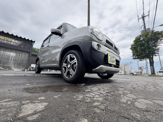 ハスラーHUSTLER  4WD Ⅹ TURBO寒冷地仕様　ブレーキアシスト　hid ワンオーナー　Bluetoothフルセグナビ　エンジンスターター　autoライト　autoエアコン　フォグランプ　スマートキー　シートヒーター　アイドリングストップ　15インチアルミ　スタットレス記録簿6枚　エンジンオイル交換　CVTオイル交換 4WD 660 ５Dr
