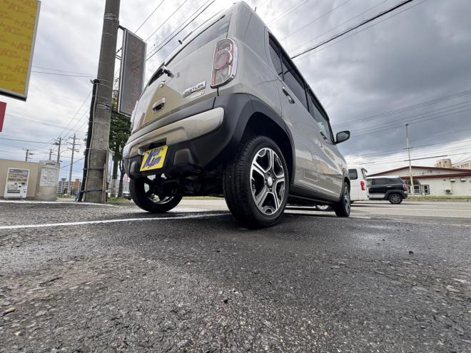 ハスラーHUSTLER  4WD Ⅹ TURBO寒冷地仕様　ブレーキアシスト　hid ワンオーナー　Bluetoothフルセグナビ　エンジンスターター　autoライト　autoエアコン　フォグランプ　スマートキー　シートヒーター　アイドリングストップ　15インチアルミ　スタットレス記録簿6枚　エンジンオイル交換　CVTオイル交換 4WD 660 ５Dr