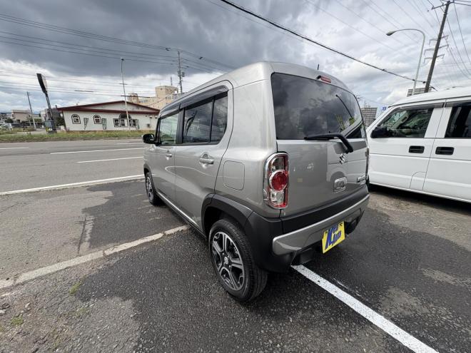 ハスラーHUSTLER  4WD Ⅹ TURBO寒冷地仕様　ブレーキアシスト　hid ワンオーナー　Bluetoothフルセグナビ　エンジンスターター　autoライト　autoエアコン　フォグランプ　スマートキー　シートヒーター　アイドリングストップ　15インチアルミ　スタットレス記録簿6枚　エンジンオイル交換　CVTオイル交換 4WD 660 ５Dr