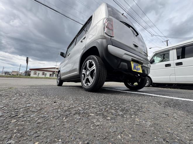 ハスラーHUSTLER  4WD Ⅹ TURBO寒冷地仕様　ブレーキアシスト　hid ワンオーナー　Bluetoothフルセグナビ　エンジンスターター　autoライト　autoエアコン　フォグランプ　スマートキー　シートヒーター　アイドリングストップ　15インチアルミ　スタットレス記録簿6枚　エンジンオイル交換　CVTオイル交換 4WD 660 ５Dr