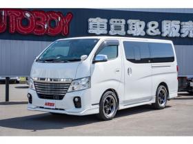キャラバン　NV350 2.5 ライダー プレミアムGX ロングボディ ディーゼルターボ 4WD　ライダー純正フルエアロ　ボディライン薄型オーバーフェンダー　ADVAN　RG-D2　17インチアルミホイール　ヨコハマPARADA215/60R17 2500