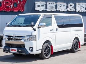 ハイエースバン　2.8 スーパーGL ダークプライムII ロングボディ ディーゼルターボ 4WD　TRDバンパ&アルパインBIG-X11インチ 2800