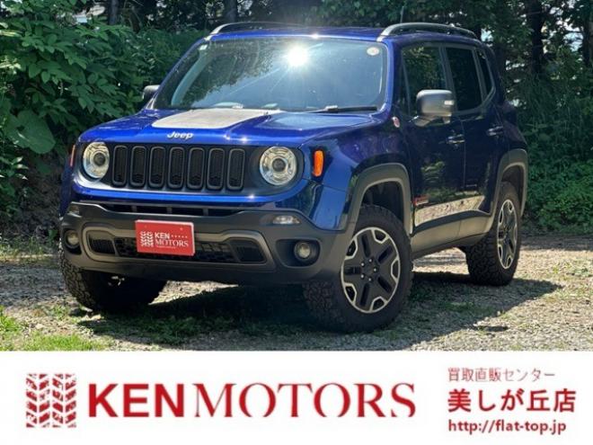 ジープレネゲード トレイルホーク 4WD　ワンオーナー/リフトUP/純正ナビ/Bカメラ 正規輸入車 2400