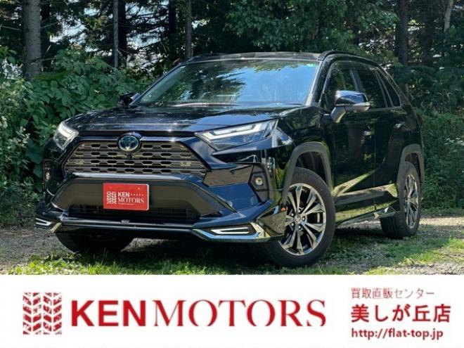 RAV-42.5 ハイブリッド G E-Four 4WD　PS　PW　黒革シート　純正ナビ　フルセグTV　純正AW　ABS　キーレス　モデリスタエアロ　デジタルインナーミラー　パワーバックドア　ハンドルヒーター　ETC　電動シート　バックカメラ 2500