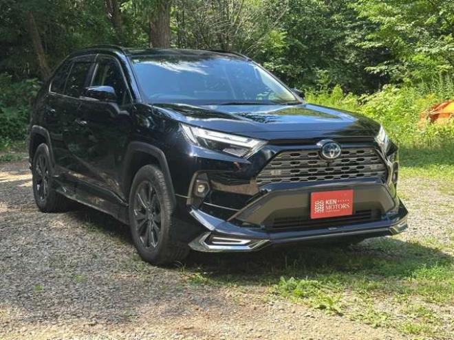 RAV-42.5 ハイブリッド G E-Four 4WD　PS　PW　黒革シート　純正ナビ　フルセグTV　純正AW　ABS　キーレス　モデリスタエアロ　デジタルインナーミラー　パワーバックドア　ハンドルヒーター　ETC　電動シート　バックカメラ 2500