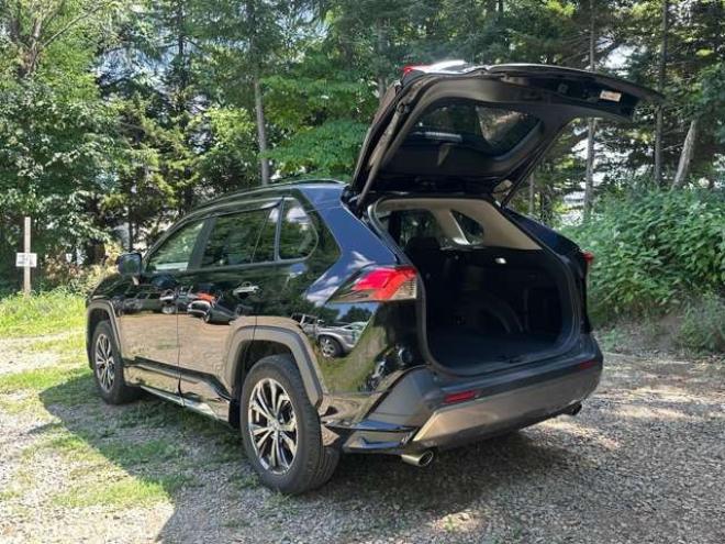 RAV-42.5 ハイブリッド G E-Four 4WD　PS　PW　黒革シート　純正ナビ　フルセグTV　純正AW　ABS　キーレス　モデリスタエアロ　デジタルインナーミラー　パワーバックドア　ハンドルヒーター　ETC　電動シート　バックカメラ 2500