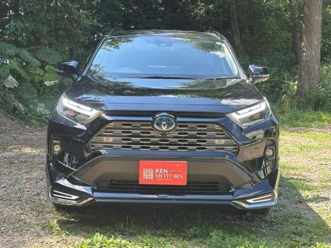 RAV-42.5 ハイブリッド G E-Four 4WD　PS　PW　黒革シート　純正ナビ　フルセグTV　純正AW　ABS　キーレス　モデリスタエアロ　デジタルインナーミラー　パワーバックドア　ハンドルヒーター　ETC　電動シート　バックカメラ 2500