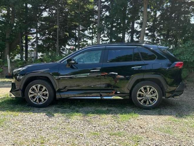RAV-42.5 ハイブリッド G E-Four 4WD　PS　PW　黒革シート　純正ナビ　フルセグTV　純正AW　ABS　キーレス　モデリスタエアロ　デジタルインナーミラー　パワーバックドア　ハンドルヒーター　ETC　電動シート　バックカメラ 2500