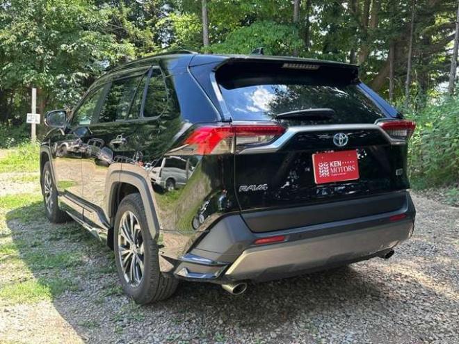 RAV-42.5 ハイブリッド G E-Four 4WD　PS　PW　黒革シート　純正ナビ　フルセグTV　純正AW　ABS　キーレス　モデリスタエアロ　デジタルインナーミラー　パワーバックドア　ハンドルヒーター　ETC　電動シート　バックカメラ 2500
