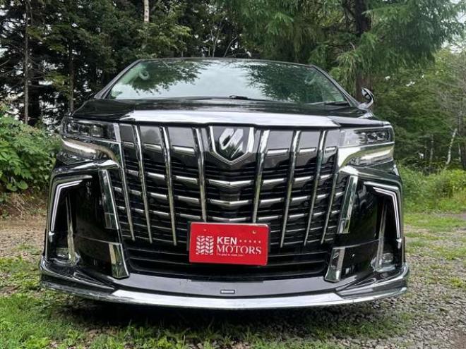 アルファード2.5 S Cパッケージ 4WD　モデリスタエアロ　両側パワースラ　電動リアゲート　後席モニター　フルセグ　バックカメラ　電動シート　3列シート　スマートキー　クルーズコントロール　社外アルミ　障害物センサー　レーンキープアシスト 2500