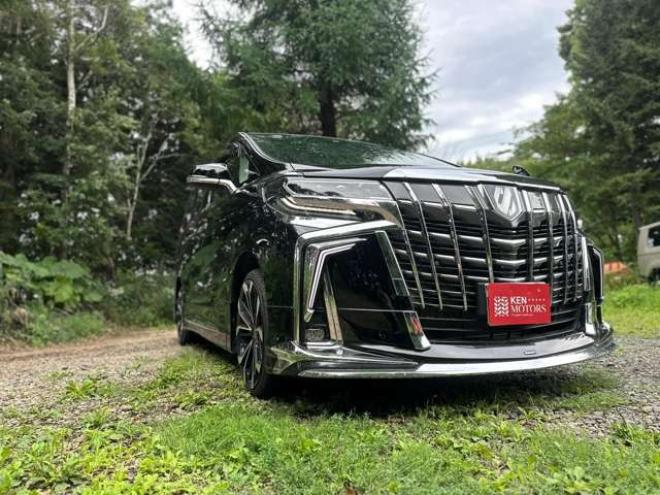 アルファード2.5 S Cパッケージ 4WD　モデリスタエアロ　両側パワースラ　電動リアゲート　後席モニター　フルセグ　バックカメラ　電動シート　3列シート　スマートキー　クルーズコントロール　社外アルミ　障害物センサー　レーンキープアシスト 2500