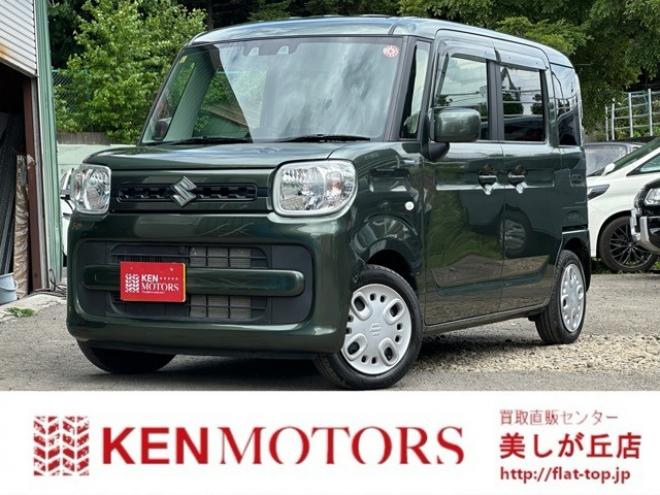 スペーシアハイブリッド G 4WD　ケンウッドナビ・TV　エンジンスターター　スマートキー　オートストップ　ETC　バックカメラ　デュアルカメラブレーキサポート　サイドエアバッグ　横滑り防止　盗難防止装置　シートヒーター　PS　PW 660
