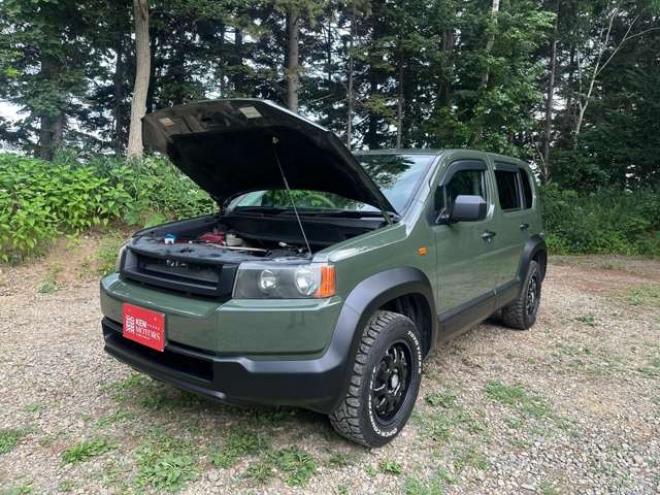 クロスロード2.0 20X 4WD　全塗装グリーン/純正ナビ/社外AW/ETC 2000