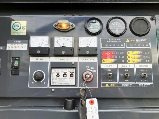 発電機北越　エアマン　中古　SDG25AS　エンジン発電機　