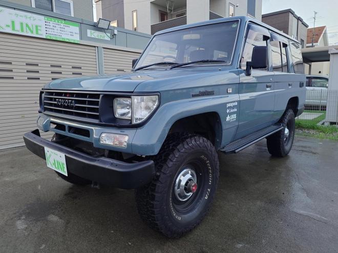 ランドクルーザー78プラド　ユーザー買取車　全塗装　2インチリフトアップ　サンルール　グッドリッチオールテレーン　冬用ホイール＆中古冬タイヤ　 社外テール　4WD 3000 5Dr