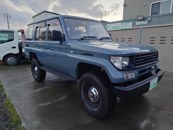 ランドクルーザー78プラド　ユーザー買取車　全塗装　2インチリフトアップ　サンルール　グッドリッチオールテレーン　冬用ホイール＆中古冬タイヤ　 社外テール　4WD 3000 5Dr