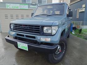 ランドクルーザー　78プラド　ユーザー買取車　全塗装　2インチリフトアップ　サンルール　グッドリッチオールテレーン　冬用ホイール＆中古冬タイヤ　 社外テール　4WD 3000 5Dr