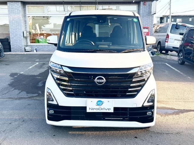 ルークス660ハイウェイスターX 4WD　ローンが不安な方＜優遇ローン＞寒冷地仕様　後期型　両側パワースライド　ナビ　フルセグTV 4WD