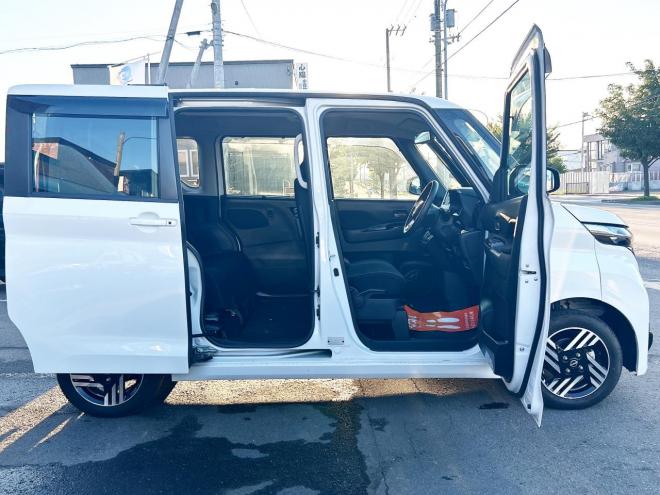 ルークス660ハイウェイスターX 4WD　ローンが不安な方＜優遇ローン＞寒冷地仕様　後期型　両側パワースライド　ナビ　フルセグTV 4WD