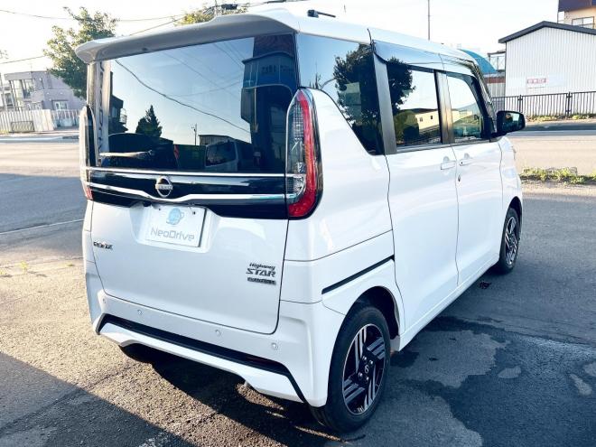 ルークス660ハイウェイスターX 4WD　ローンが不安な方＜優遇ローン＞寒冷地仕様　後期型　両側パワースライド　ナビ　フルセグTV 4WD
