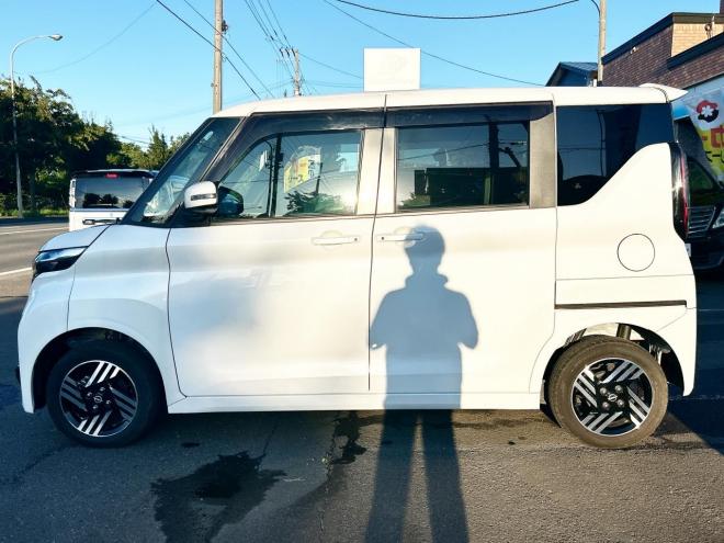 ルークス660ハイウェイスターX 4WD　ローンが不安な方＜優遇ローン＞寒冷地仕様　後期型　両側パワースライド　ナビ　フルセグTV 4WD