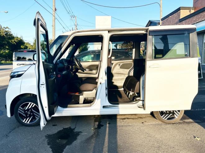 ルークス660ハイウェイスターX 4WD　ローンが不安な方＜優遇ローン＞寒冷地仕様　後期型　両側パワースライド　ナビ　フルセグTV 4WD