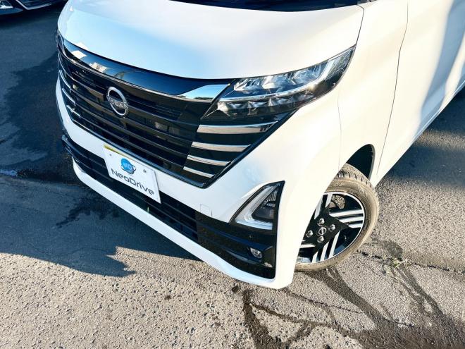 ルークス660ハイウェイスターX 4WD　ローンが不安な方＜優遇ローン＞寒冷地仕様　後期型　両側パワースライド　ナビ　フルセグTV 4WD