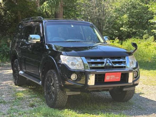 パジェロ3.2 ロング GR ディーゼルターボ 4WD　リフトアップ2インチ　10インチTVナビ　グッドリッチタイヤ　シートヒーター　ETC　エンジンスターター　純正アルミ　バックカメラ　キーレス　パワステ　パワーウィンドウ　ABS 3200