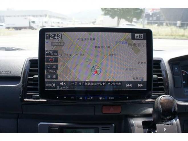 ハイエースバン2.8 スーパーGL ダークプライムII ロングボディ ディーゼルターボ 4WD　TRDバンパー&アルパインBIG-X11インチ　　リアヒーター&クーラー　プッシュスタート　スマートキー　　両側スライドドア　ドライブレコーダー　ETC　車線逸脱防止　横滑り防止装置　電動格納ミラー　ベッドキッド 2800