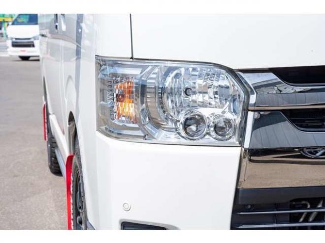 ハイエースバン2.8 スーパーGL ダークプライムII ロングボディ ディーゼルターボ 4WD　TRDバンパー&アルパインBIG-X11インチ　　リアヒーター&クーラー　プッシュスタート　スマートキー　　両側スライドドア　ドライブレコーダー　ETC　車線逸脱防止　横滑り防止装置　電動格納ミラー　ベッドキッド 2800