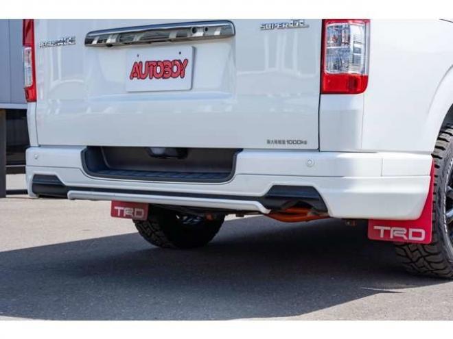 ハイエースバン2.8 スーパーGL ダークプライムII ロングボディ ディーゼルターボ 4WD　TRDバンパー&アルパインBIG-X11インチ　　リアヒーター&クーラー　プッシュスタート　スマートキー　　両側スライドドア　ドライブレコーダー　ETC　車線逸脱防止　横滑り防止装置　電動格納ミラー　ベッドキッド 2800