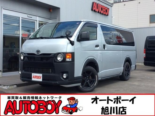 ハイエースバン2.8 DX ロング GLパッケージ ディーゼルターボ 4WD　キーレス　両側スライドドア　バックカメラ　メモリナビ　フルセグTV　フロントフォグランプ　衝突被害軽減システム　車線逸脱防止　横滑り防止装置　パワーヒート　オートマチックハイビーム　電動格納ミラー 2800