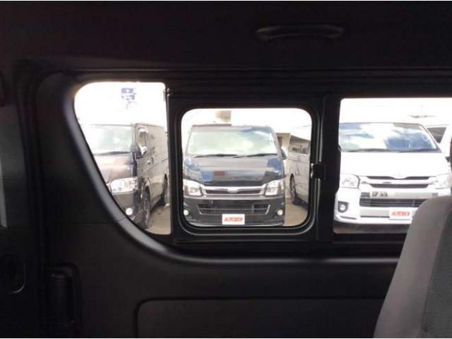 ハイエースバン2.7 スーパーGL ダークプライムII ワイド ミドルルーフ ロングボディ 4WD　寒冷地　リアヒーター&クーラー　スマキー　プッシュスタート　ウッドコンビステアリング&シフトノブ　全周囲カメラ　フルセグTV　純正SDナビ　バックカメラ　ドライブレコーダー　ETC　電動格納ミラー 2700