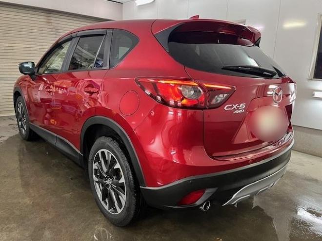 CX-5ＸＤ　Ｌパッケージ　本州仕入　ワンオーナー　寒冷地仕様　禁煙車　ＷＡＫＯＳバリアスコーティング済　スカイアクティブディーゼルターボ　純正１９インチＡＷ　社外１７ＡＷ＋スタッドレスタイヤ付　純正ナビ（フルセグ地デジ　ＤＶＤ再生　Ｂｌｕｅｔｏｏｔｈ）＋バックカメラ＆サイドカメラ　純正ブラックレザーシート　レーダークルーズコントロール　ブラインドスポット　車線逸脱警報　ＬＥＤヘッドライト　両席シートヒーター　アドバンスキー　横滑り防止装置　ＥＴＣ 4WD 2200 5Dr
