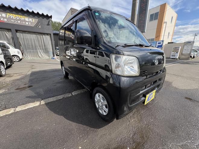 ハイゼットHIJET CARGO 4WD CRUSE HIGH ROOF　錆の少ない本州仕入　人気のビジネスパッケージ　　キーレス　Bluetoothフルセグナビ　電動格納　ETC　バイザー　アルミ　エンジンオイル交換　ATF交 4WD 660 5Dr