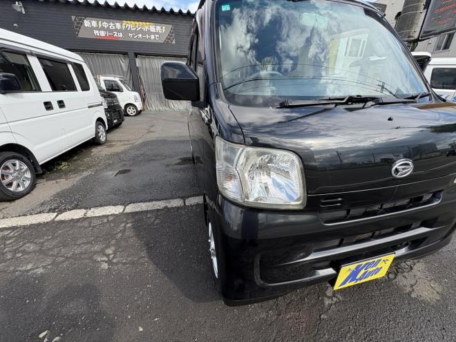 ハイゼットHIJET CARGO 4WD CRUSE HIGH ROOF　錆の少ない本州仕入　人気のビジネスパッケージ　　キーレス　Bluetoothフルセグナビ　電動格納　ETC　バイザー　アルミ　エンジンオイル交換　ATF交 4WD 660 5Dr