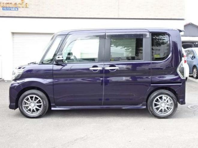 タントカスタム X トップエディション SAII 4WD　本州車　保証1年/走行距離無制限　4WD　パワースライドドア　純正8型ナビ　地デジ　Bluetooth接続　バックカメラ　スマートアシスト　衝突軽減　レーンキープアシスト　LEDヘッドライト　ETC　ハーフレザーシート 660