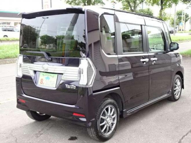 タントカスタム X トップエディション SAII 4WD　本州車　保証1年/走行距離無制限　4WD　パワースライドドア　純正8型ナビ　地デジ　Bluetooth接続　バックカメラ　スマートアシスト　衝突軽減　レーンキープアシスト　LEDヘッドライト　ETC　ハーフレザーシート 660